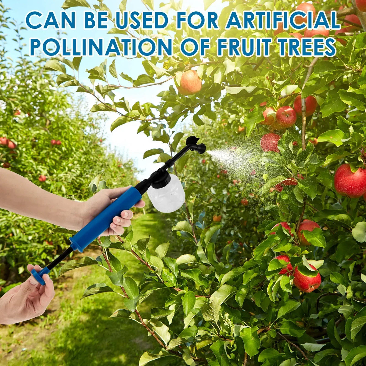 Handheld Powder Duster Sprayer – 250ml Garden Pollinator Tool