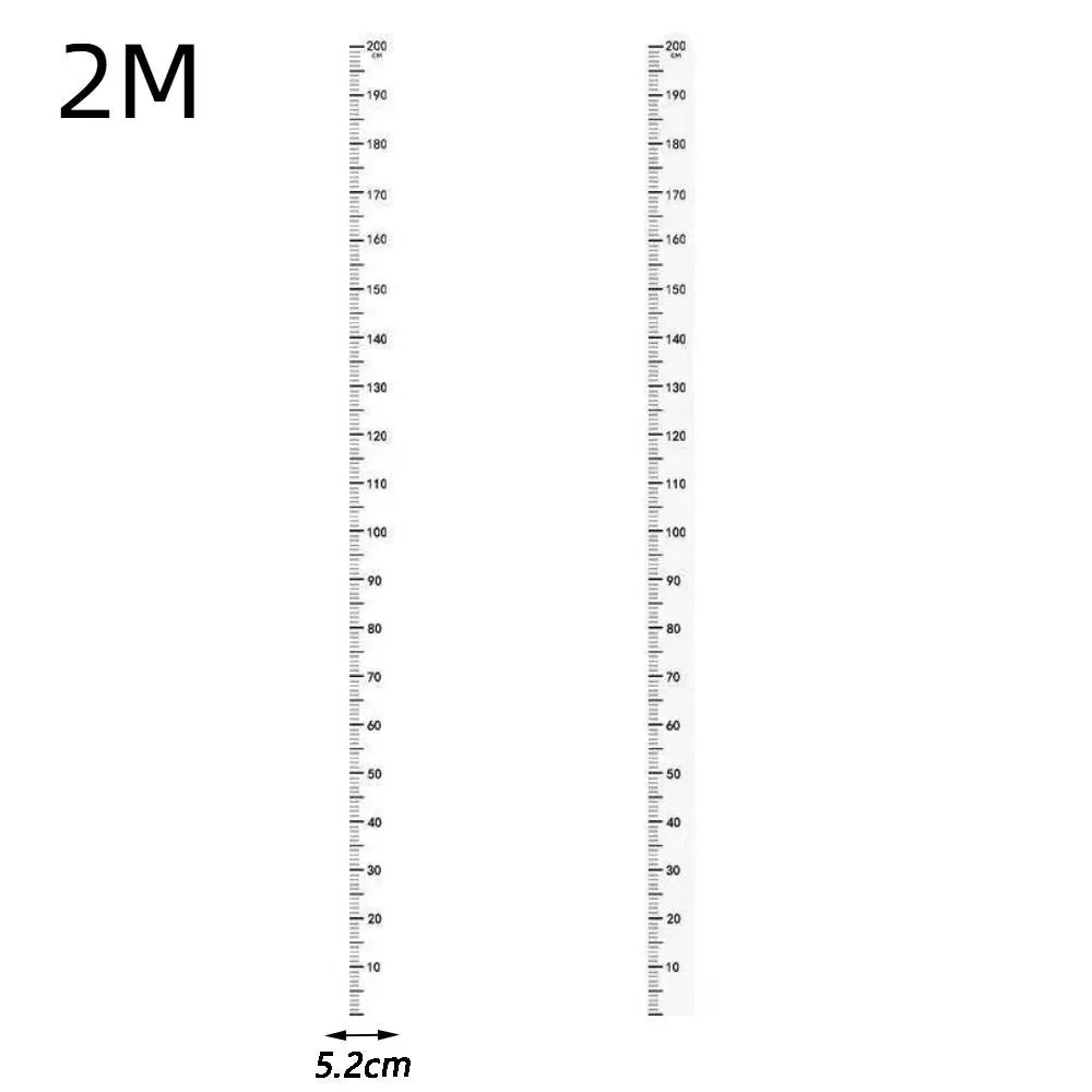 Waterproof Height Measurement Wall Sticker – 2M PVC