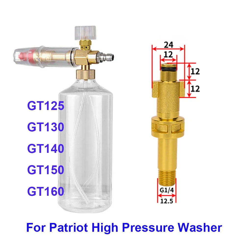 Snow Foam Lance 1000ml for Patriot GT125–GT160 Pressure Washer
