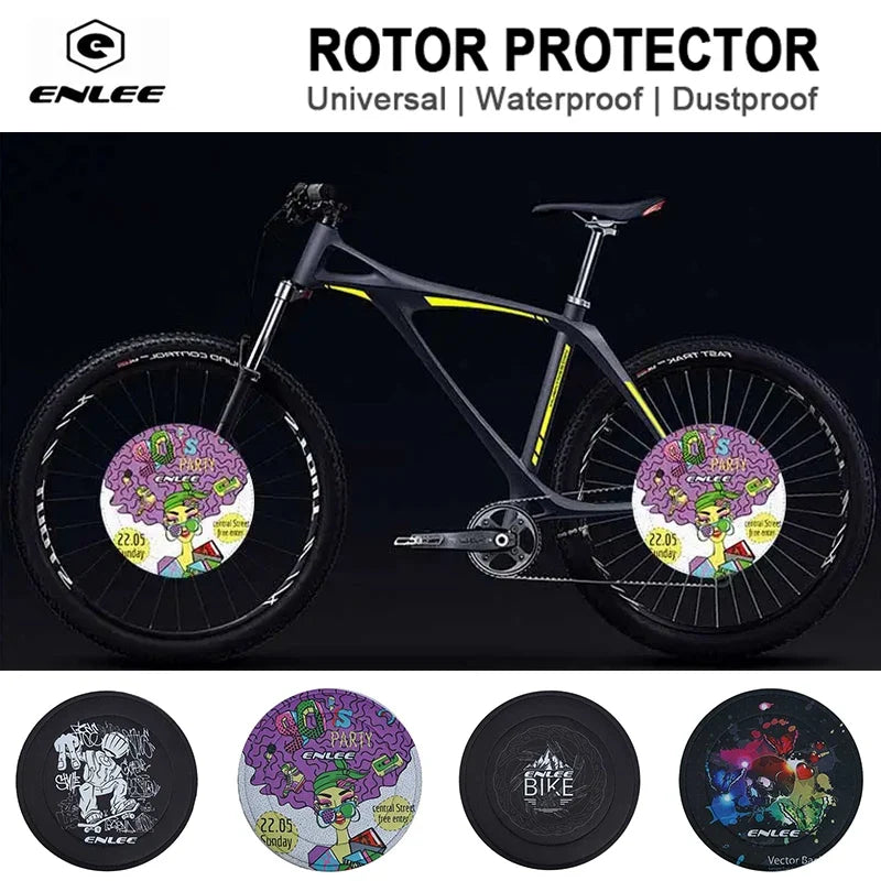 Enlee Bike Disc Brake Rotor Cover – MTB & Road Bicycle