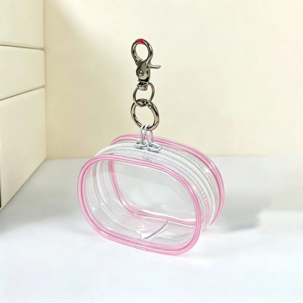 Transparent PVC Pet Food Pouch – Zipper & Hanging Loop