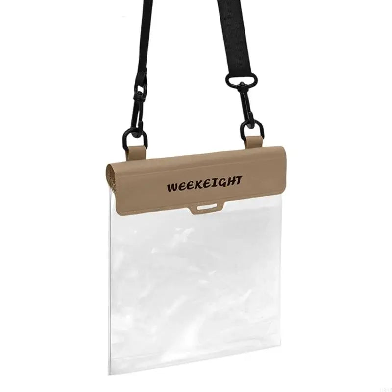 Waterproof Phone & E-Reader Crossbody Bag | Clear Front