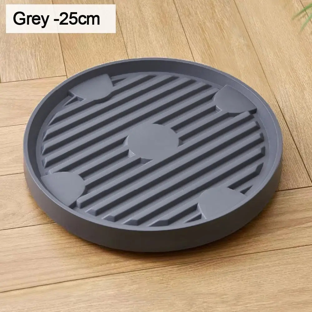 Rolling Plant Saucer with Wheels – Plastic Drip Tray for Pots