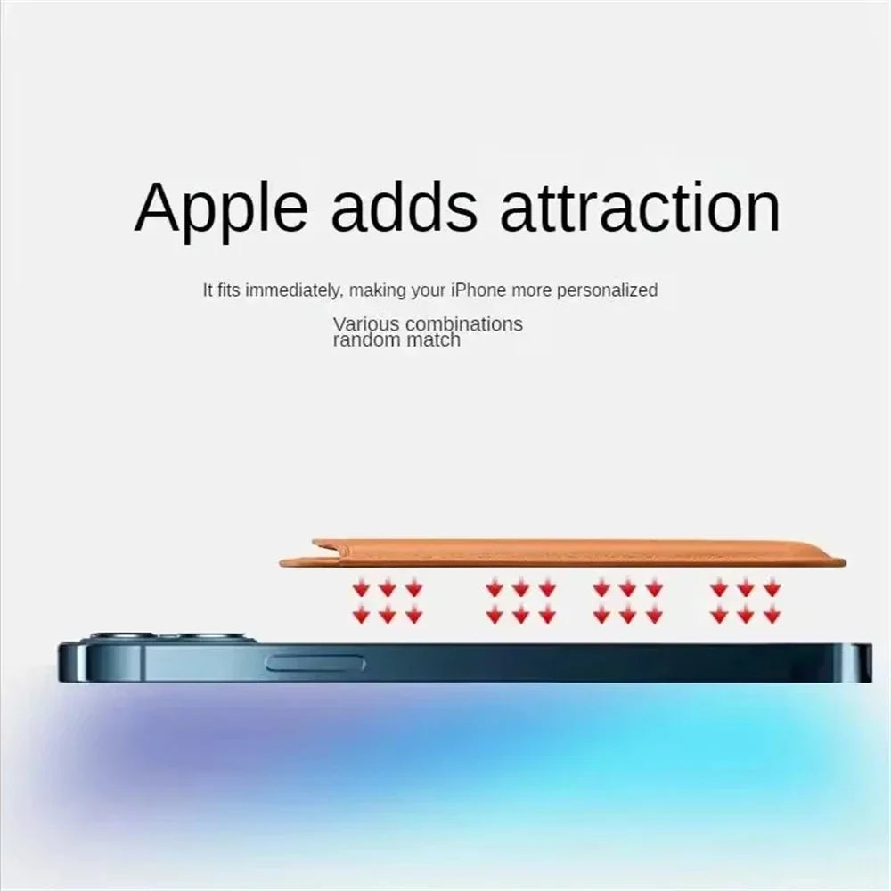 MagSafe Magnetic PU Leather Card Holder for iPhone 17