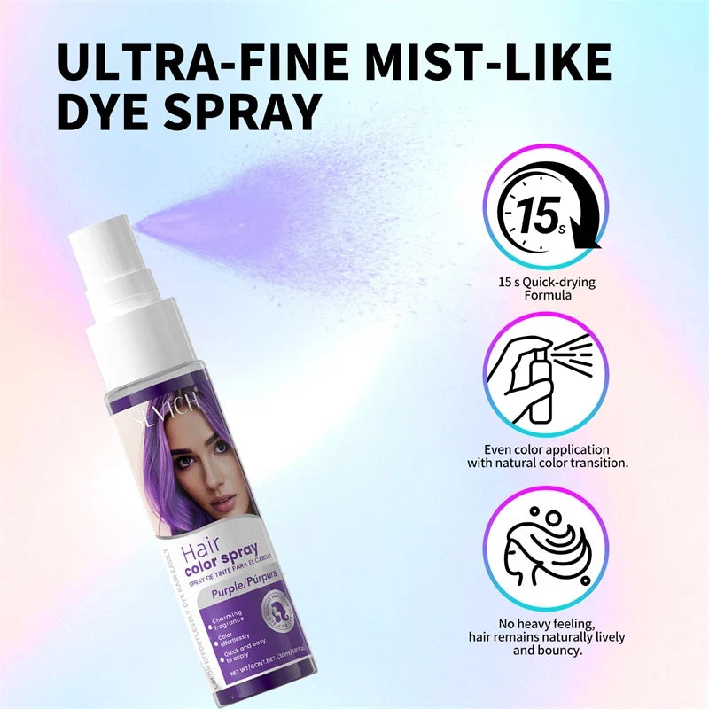 Sevich Temporary Hair Color Spray – Instant DIY Hair Dye 30ml