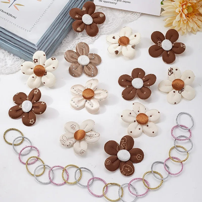 763-Piece Girls Hair Accessories Set – Bows, Clips & Ties