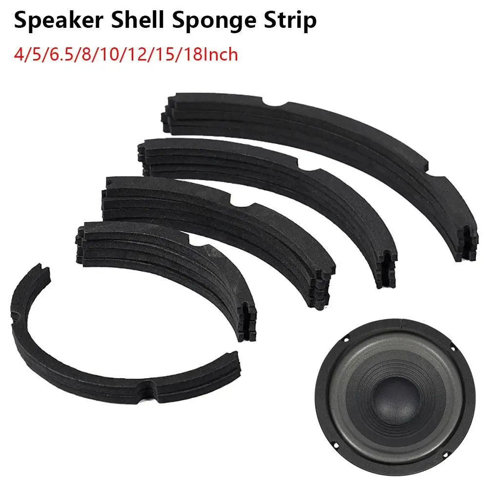 EVA Speaker Foam Gasket Ring 4–18 Inch Woofer Sponge Strip