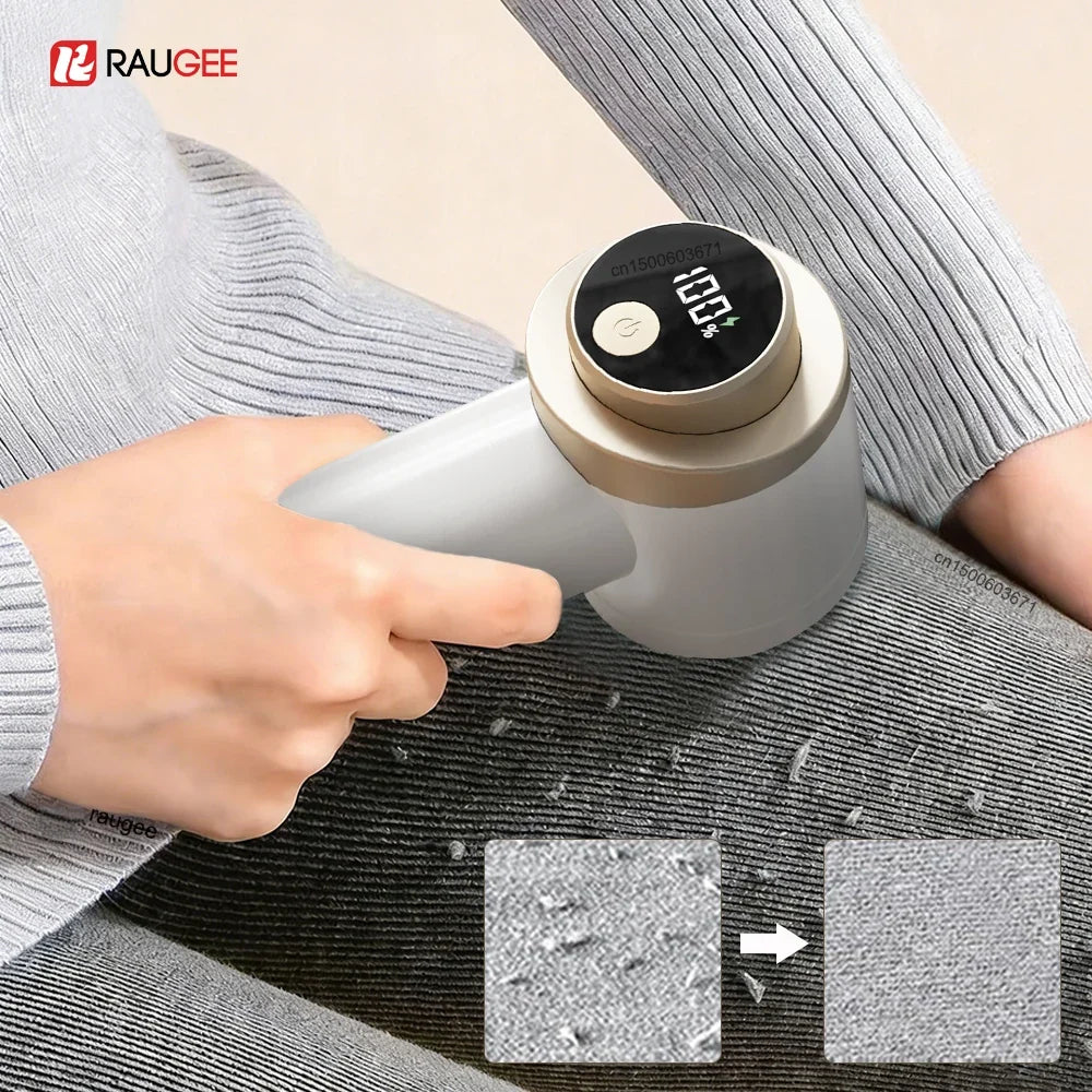 Raugee Electric Lint Remover – USB Rechargeable Fabric Shaver