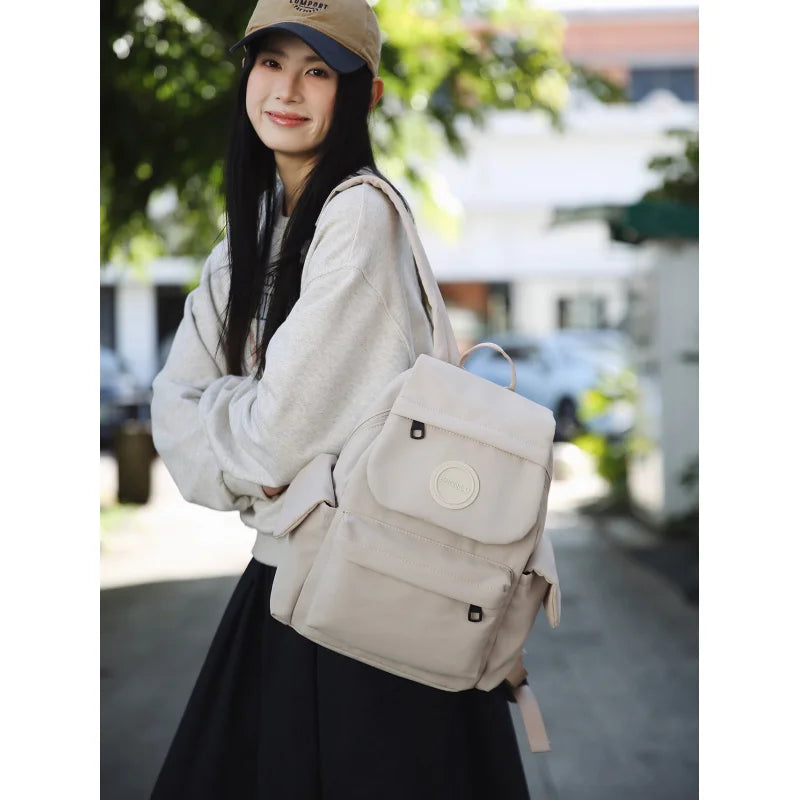 Women's Lightweight Multi-Compartment Backpack – Laptop & School