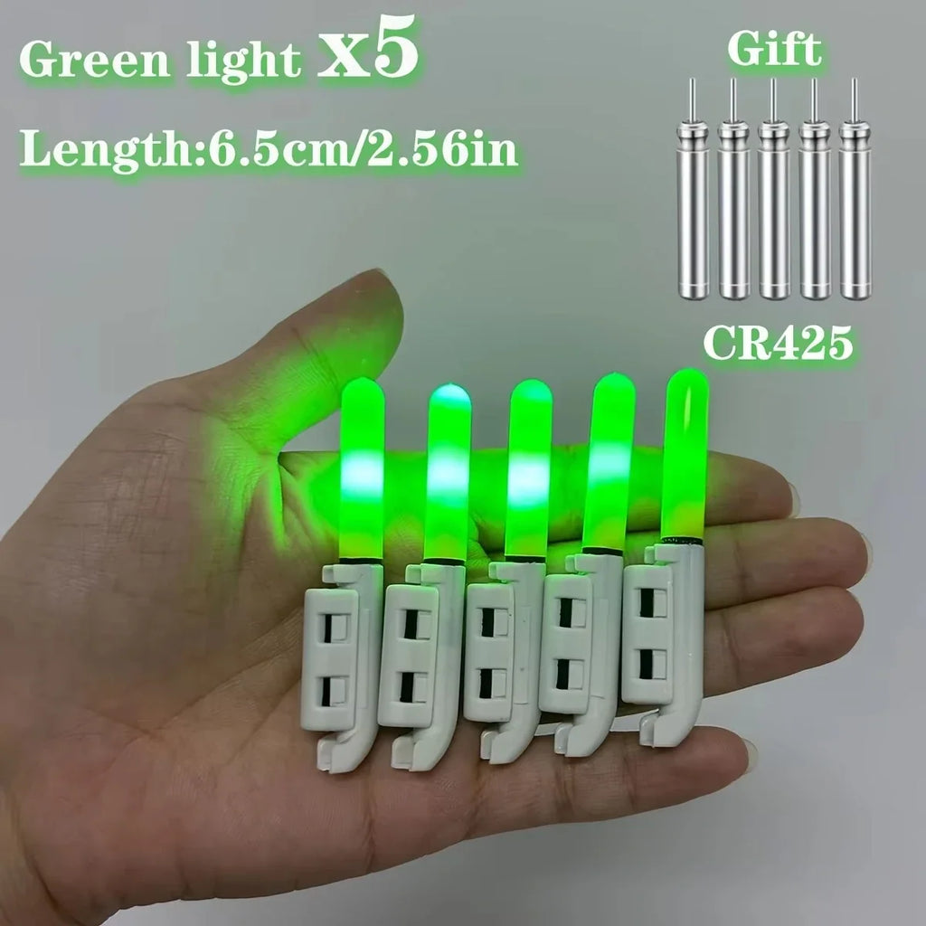 LED Night Fishing Float Light Sticks 3/5pcs – CR425 Waterproof