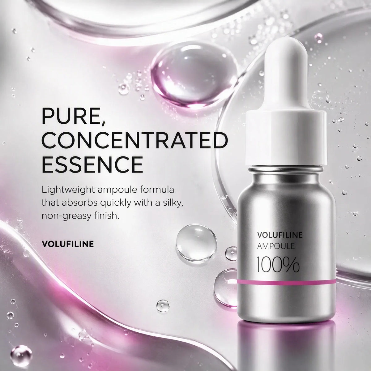 Ampoule Facial Serum – Deep Hydrating & Smoothing Essence 10mL