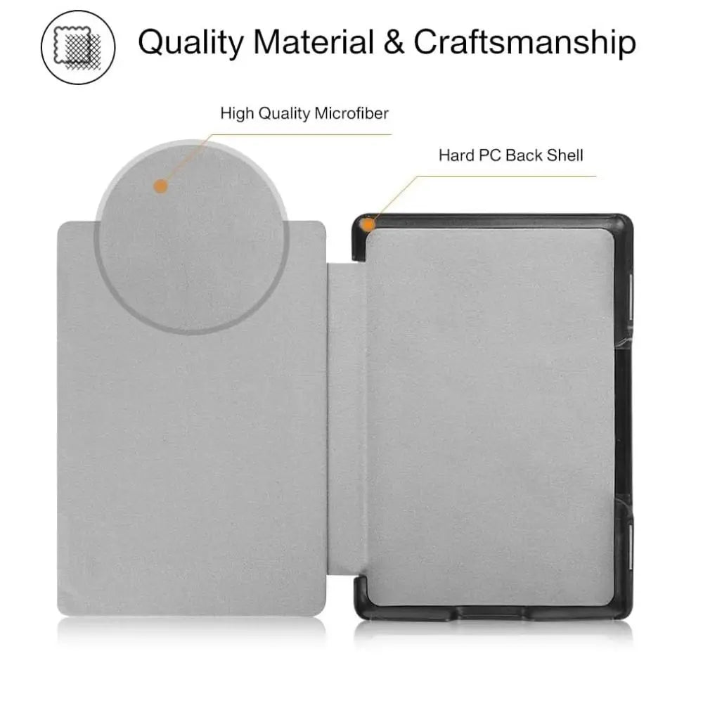 PU Leather Magnetic Folio Case for Kindle 4th/5th Gen D01100
