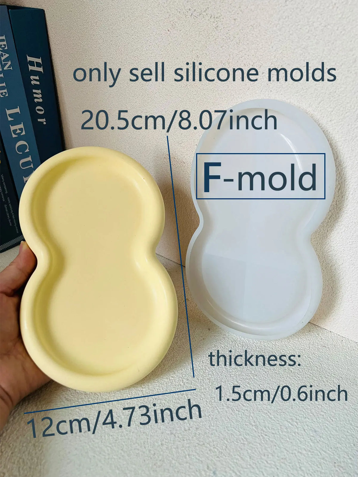Silicone Candle Mold – Bubble Jar, Donut & Concrete Vessel