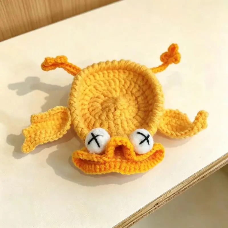 Handmade Animal Crochet Coaster & Desktop Storage Tray
