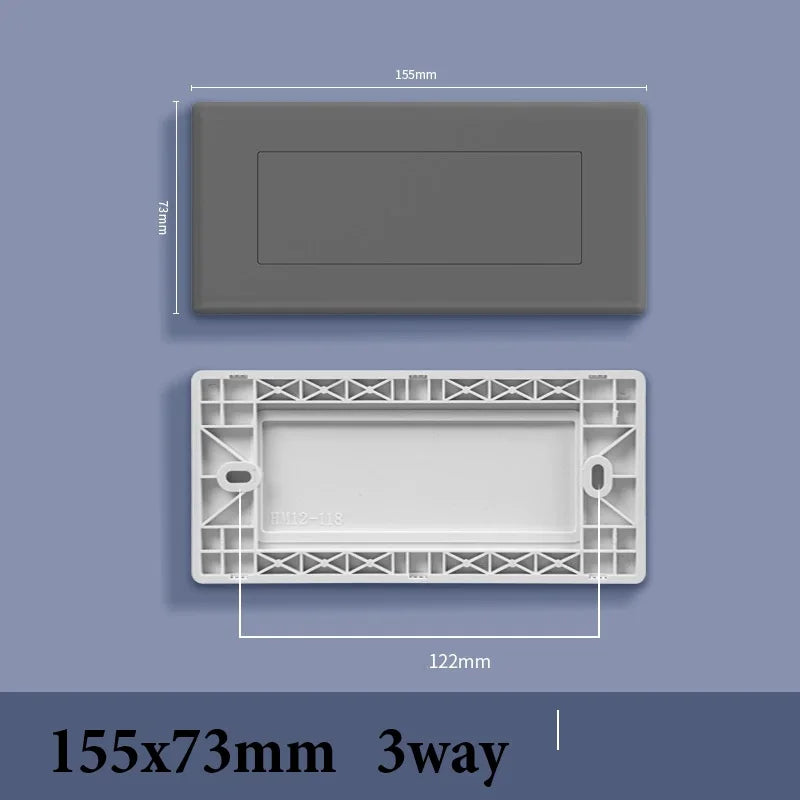 118 Type Blank Wall Plate Cover | Outlet & Socket Panel