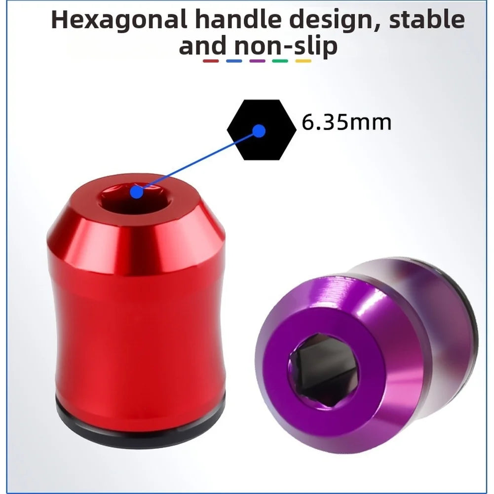 DAZZLEEX Magnetizer Demagnetizer – 6.35mm Hex Drill Bit Tool