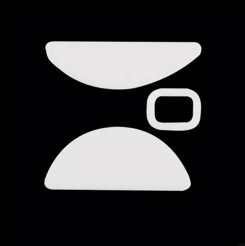 Ice Version PTFE Mouse Skates – Round Edge Feet for Wireless Mouse