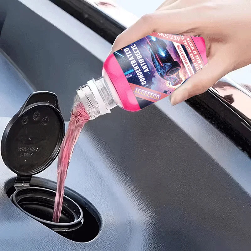 Concentrated Windshield Washer Fluid – Streak-Free & Waterproof