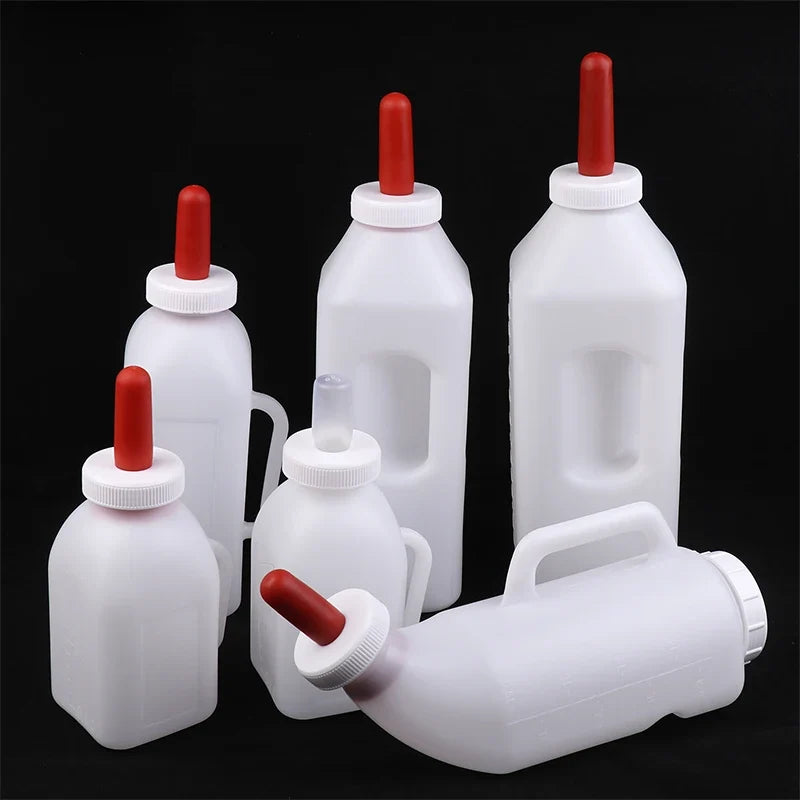 Calf Milk Feeder Bottle with Rubber Nipple 1–5L | Livestock