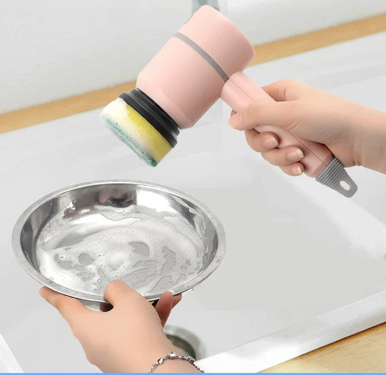 Multi-Functional Electric Cleaning Brush – Replaceable Heads