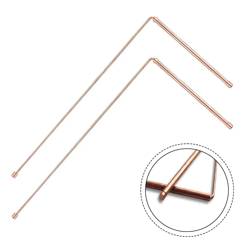 99.9% Pure Copper Dowsing Rods – Divination Set of 2