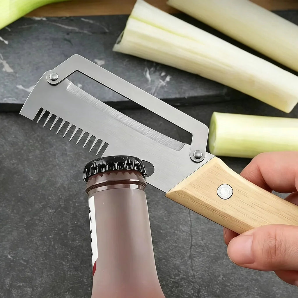 Stainless Steel Fruit & Vegetable Peeler Set – Wood Handle
