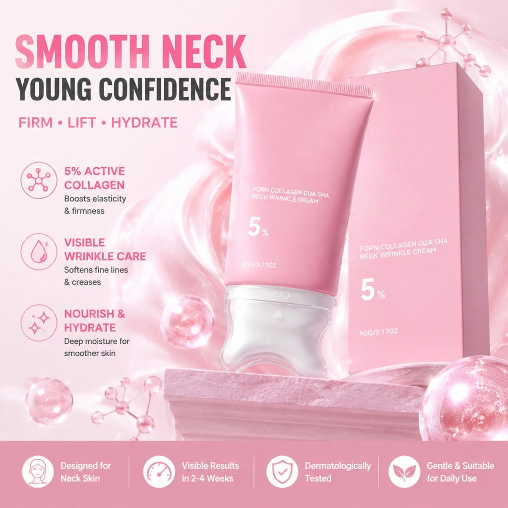 PDRN Collagen Gua Sha Neck Cream – Firming & Hydrating 90g