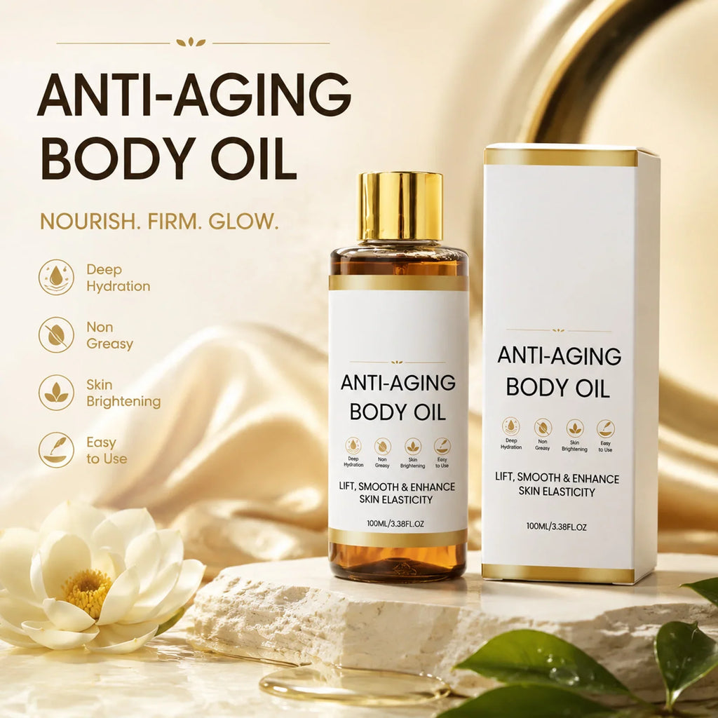 Firming Body Oil – Lightweight Hydrating Moisturizer for Dry Skin