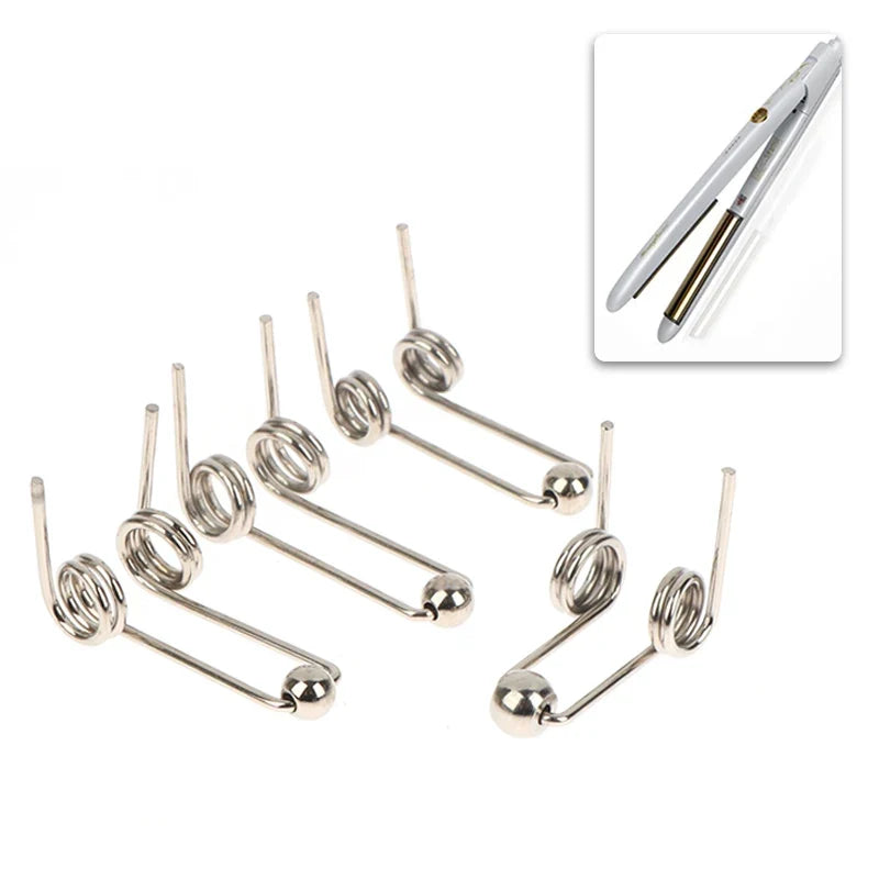 2Pcs Curling Iron Replacement Torsion Spring 1.2mm – 24–30mm
