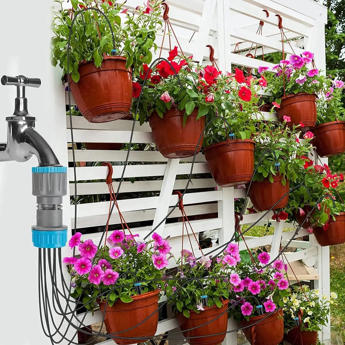 10-Head Automatic Drip Irrigation Kit | Garden Watering System