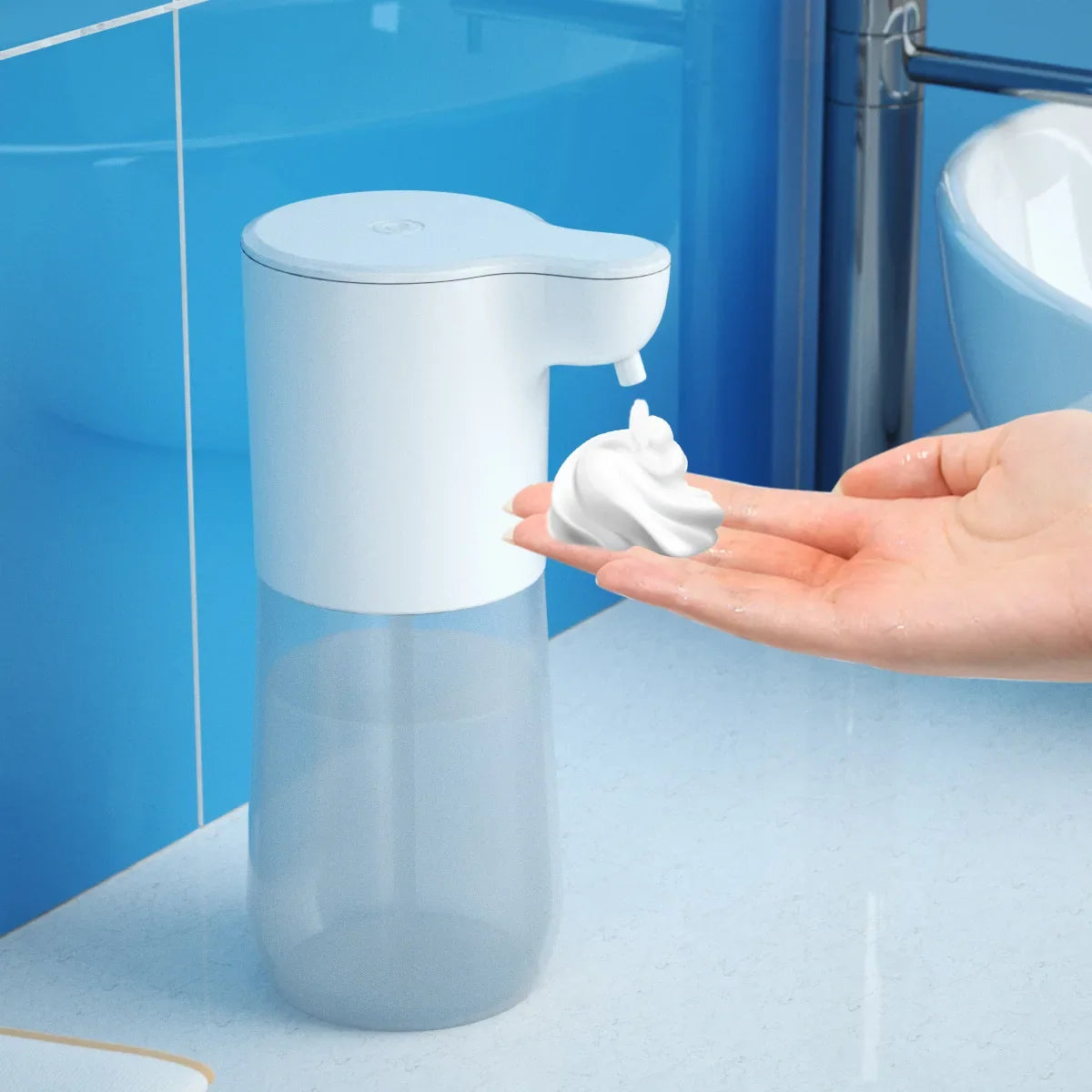 NOCCLILI Touchless Automatic Foam & Liquid Soap Dispenser USB-C
