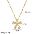 Butterfly Pendant Choker Necklace – Gold Stainless Steel