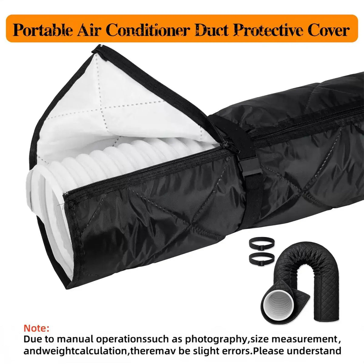 Portable AC Hose Insulation Sleeve | Fits 5 & 5.9-Inch Ducts