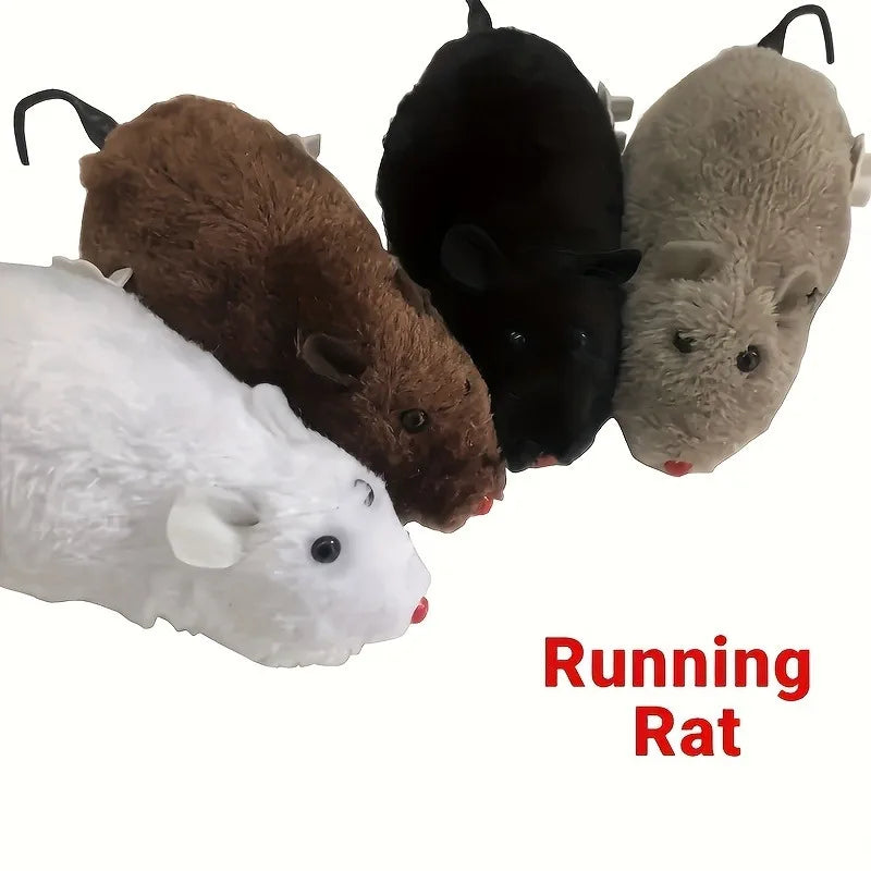 Lifelike Plush Mouse Toy for Cats, Dogs & Kids – Random Color