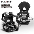 BUCKLOS Dual Function MTB Bike Pedals – Aluminum Alloy Non-Slip