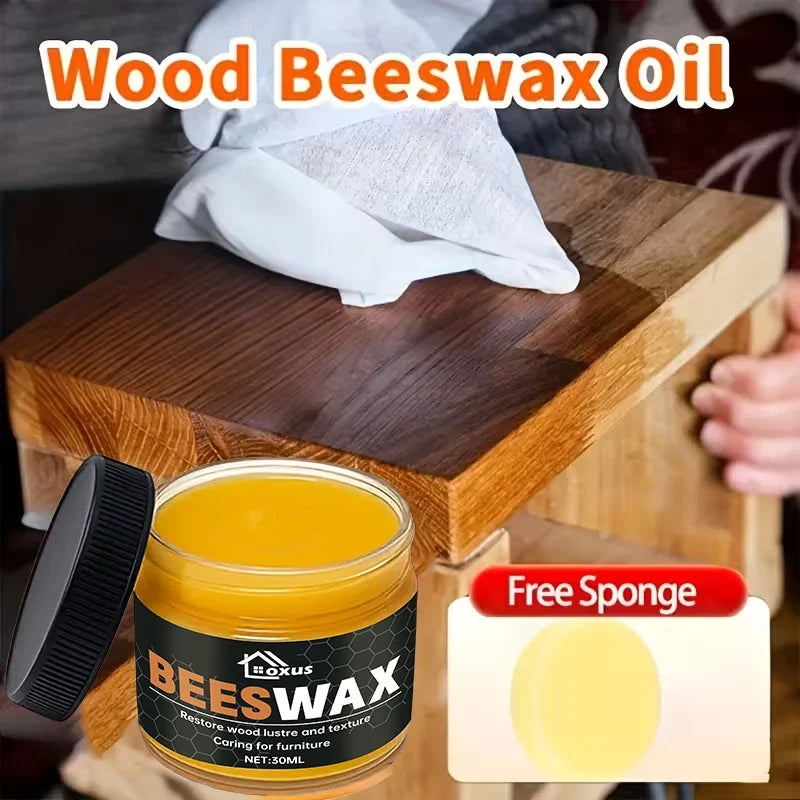 Beeswax Wood Furniture Polish & Floor Care Wax – Waterproof