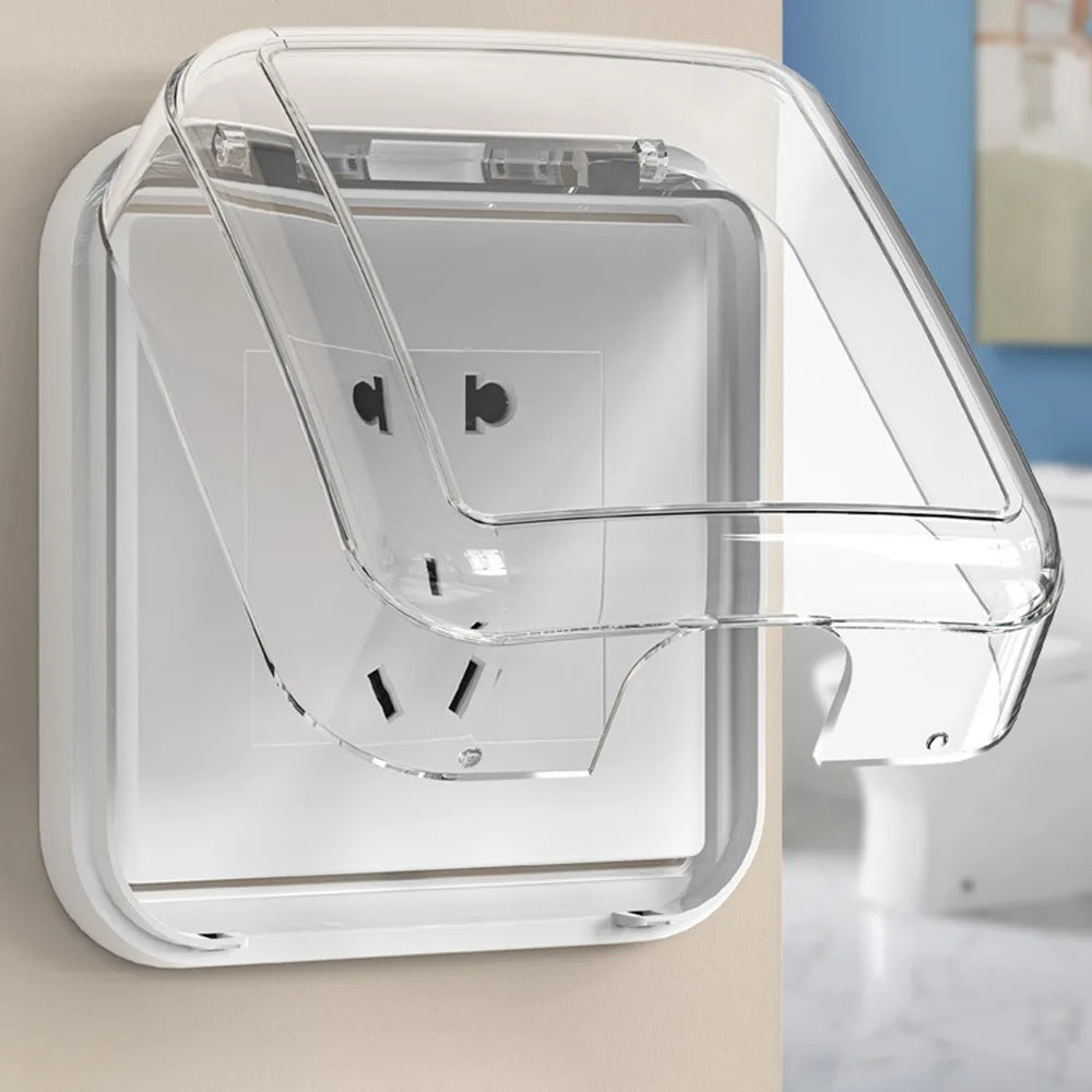 Waterproof 86 Type Outlet Switch Cover Box | Splash-Proof