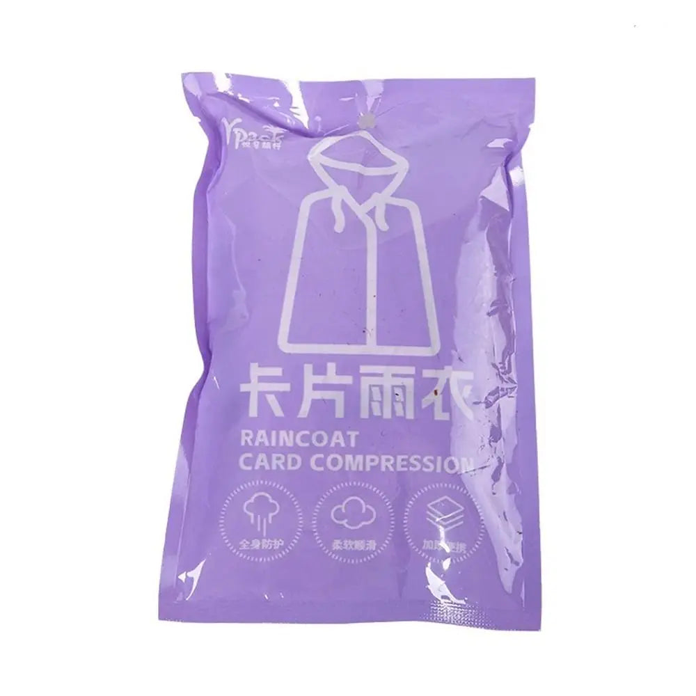 Disposable Hooded Raincoat – Unisex Waterproof Emergency Cover