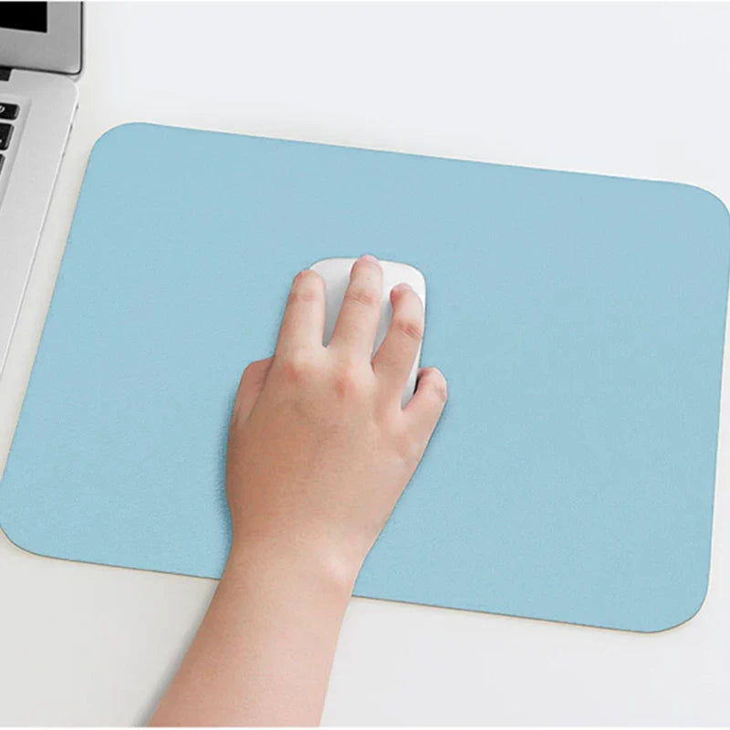 Small PU Gaming Mouse Pad – Non-Slip, Waterproof, Easy Clean