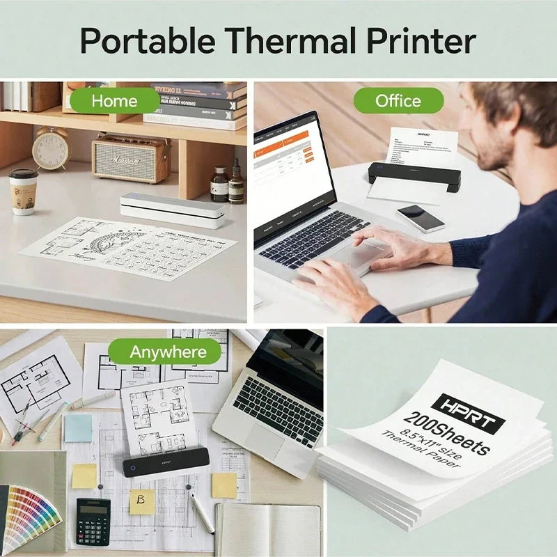 HPRT Folded A4 & US Letter Quick-Dry Thermal Printer Paper