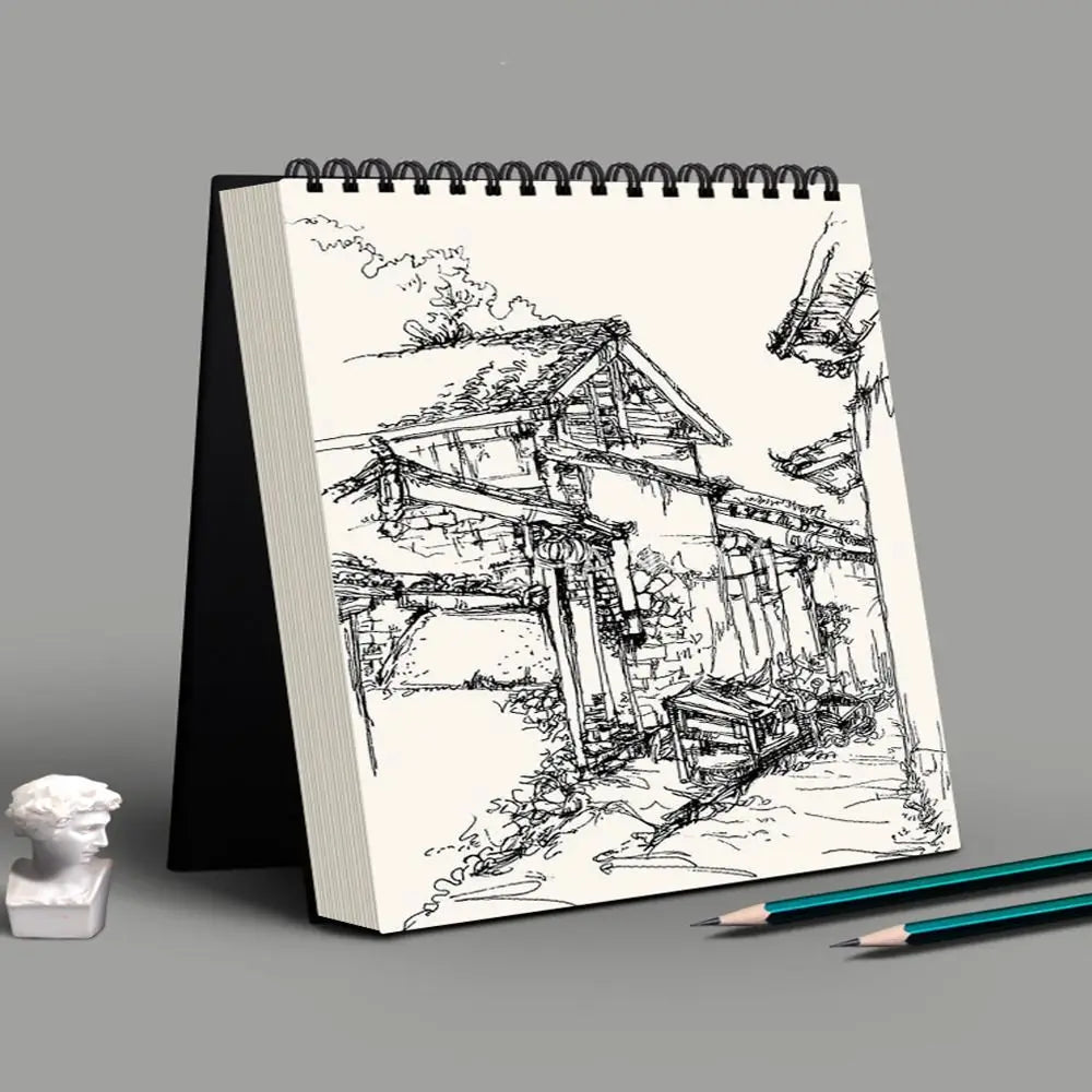 Spiral Sketchbook 30 Sheets – A4 A5 A6 8K 16K Drawing Pad