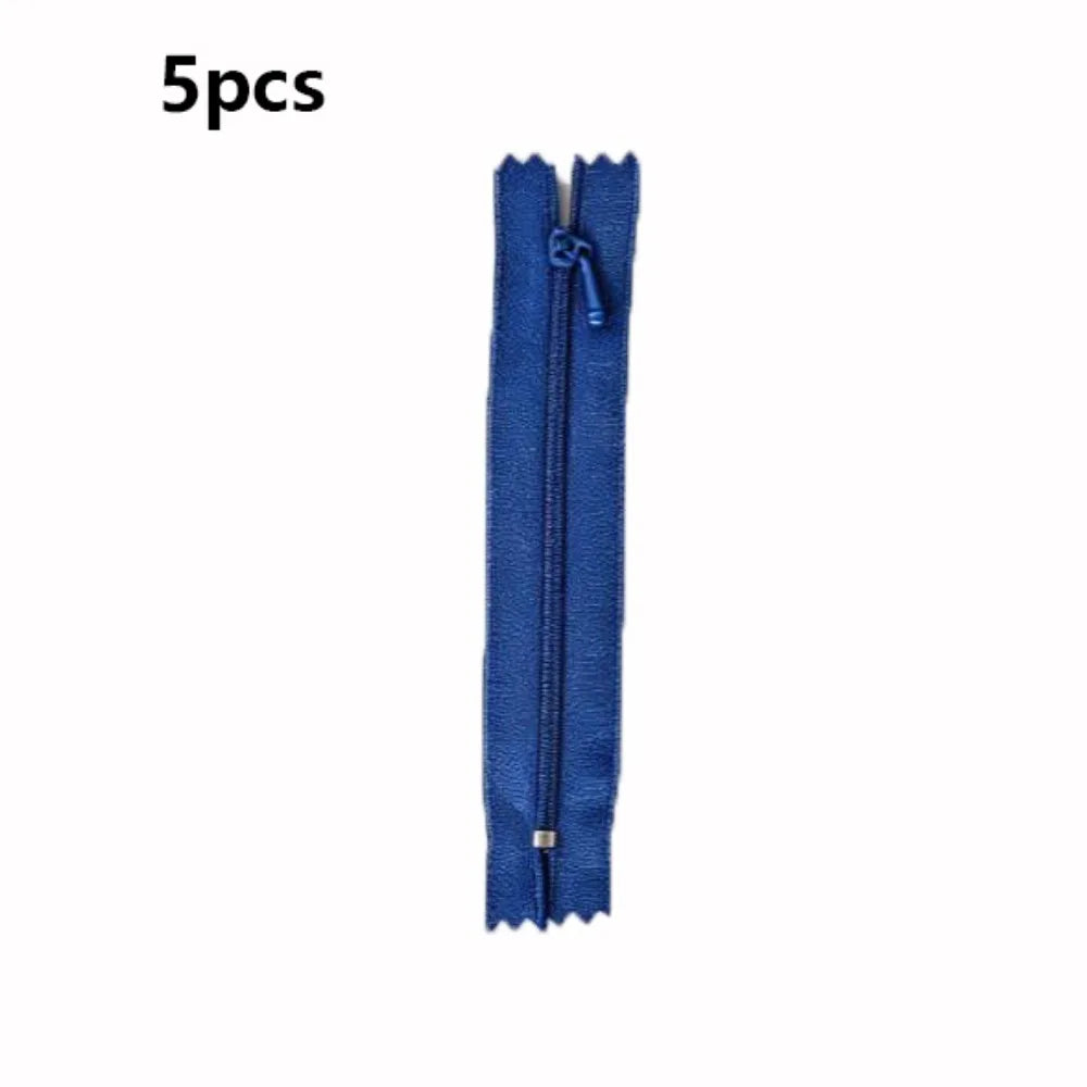 5-Pack 7cm Mini Zippers – Multicolor DIY Sewing & Doll Crafts