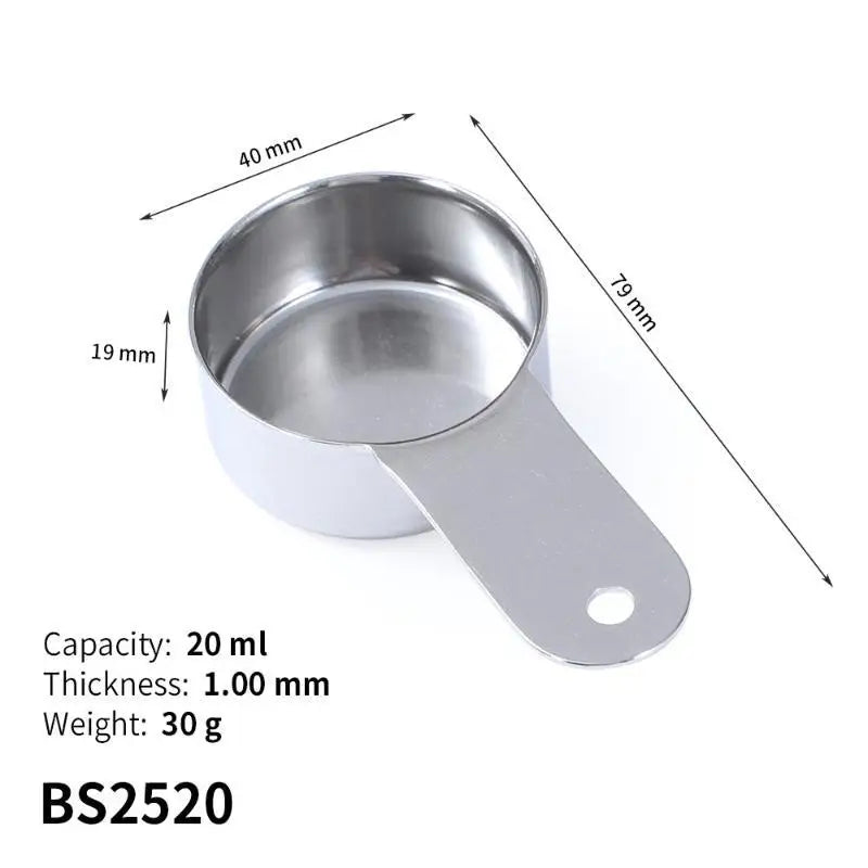 Stainless Steel Measuring Spoons | Hanging Kitchen Baking Tool