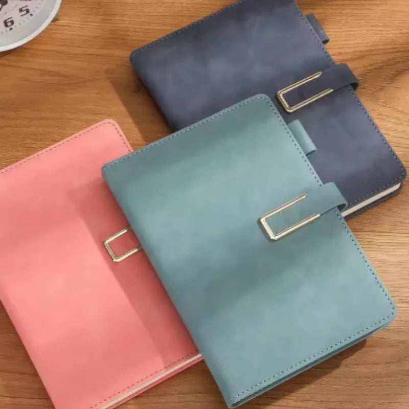 Personalized Vintage A5 Leather Notebook – Soft Cover Journal