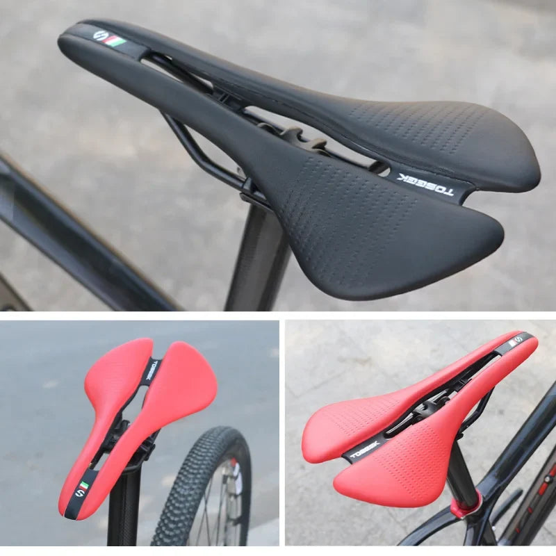 TOSEEK Ultralight Bike Saddle – Hollow Breathable Ergonomic Seat