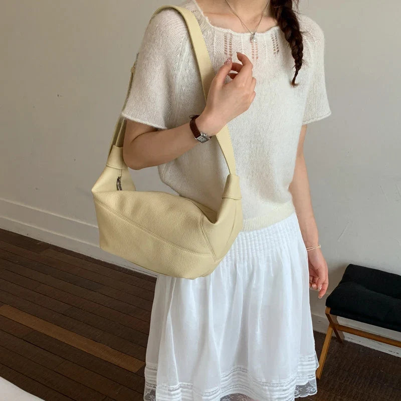 Nixie Minimalist Large Crossbody Shoulder Bag for Women