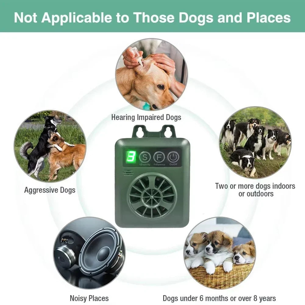 Ultrasonic Dog Bark Deterrent Device – Outdoor & Indoor