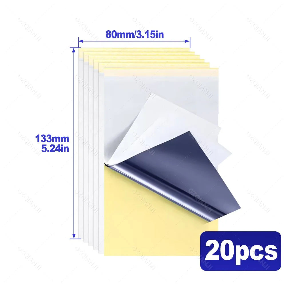 Mini Tattoo Stencil Transfer Paper 80x133mm | 20/50/100 Sheets