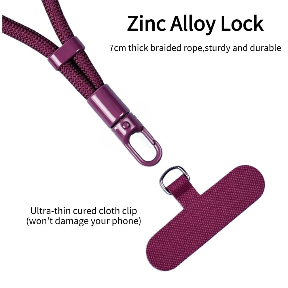 Universal Anti-Drop Phone Wrist Strap | Self-Locking Lanyard