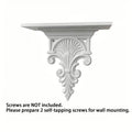 3D Carved Gothic Floating Wall Shelf – Plant & Décor Display